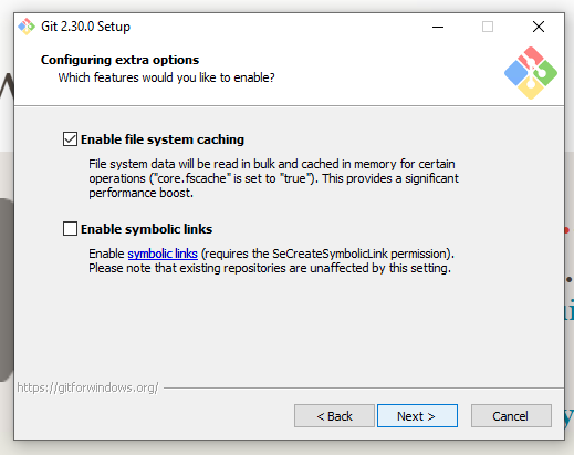Default configuration options