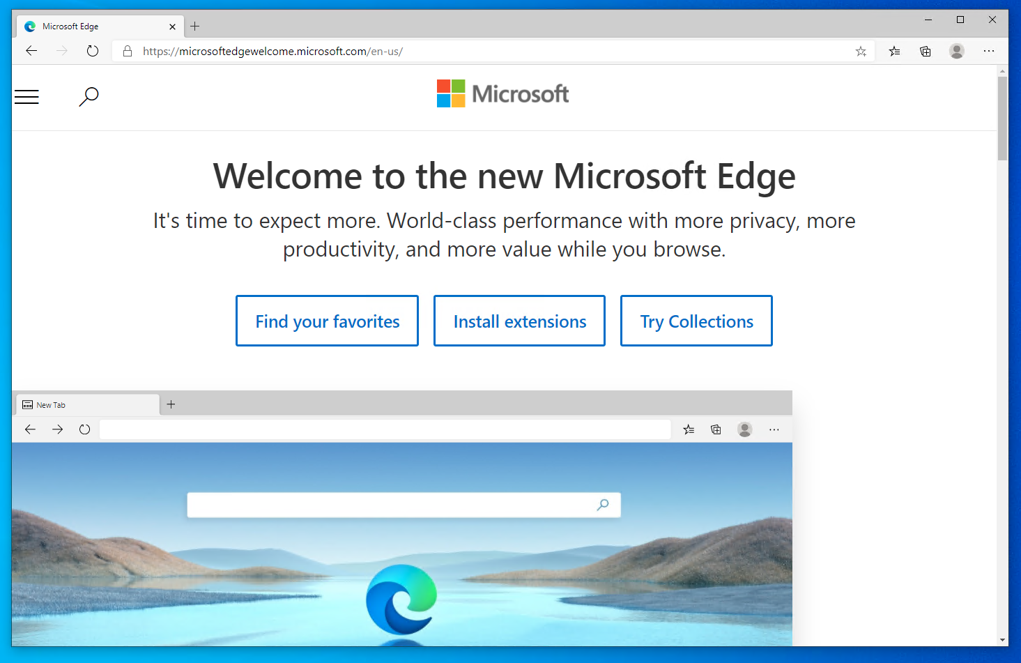 Microsoft Edge browser