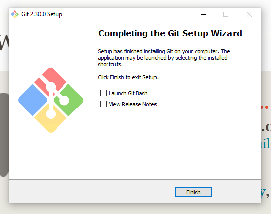 Unchecking the two boxes of the installation message